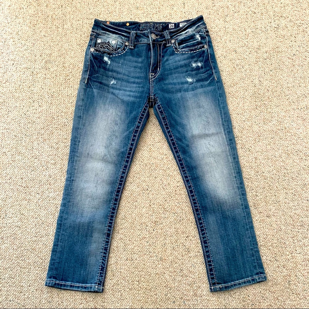 Miss Me Boyfriend Capri Jeans